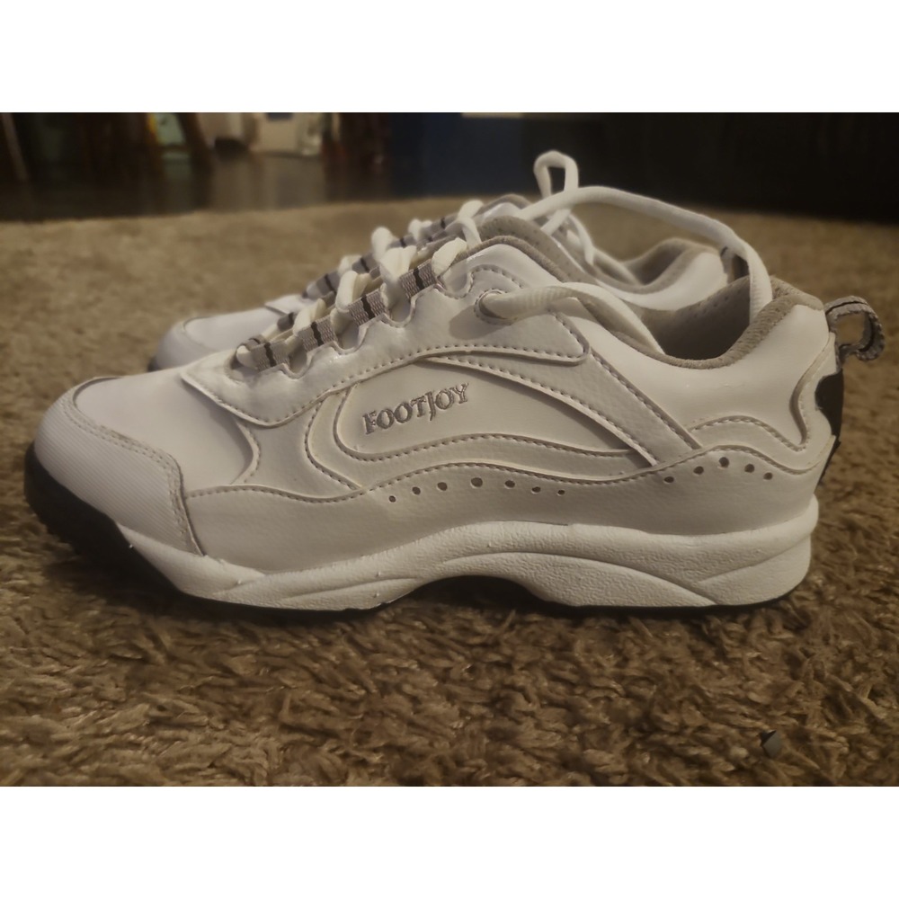 FootJoy GreenJoys Women's 7 M  White Golf Shoes Soft Spikes - Needs New Spikes